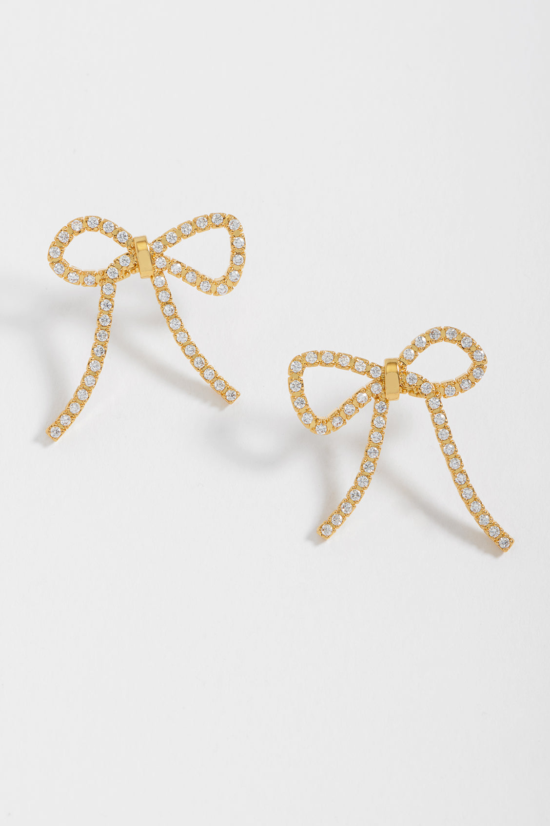 Bow Tennis Chain Earrings