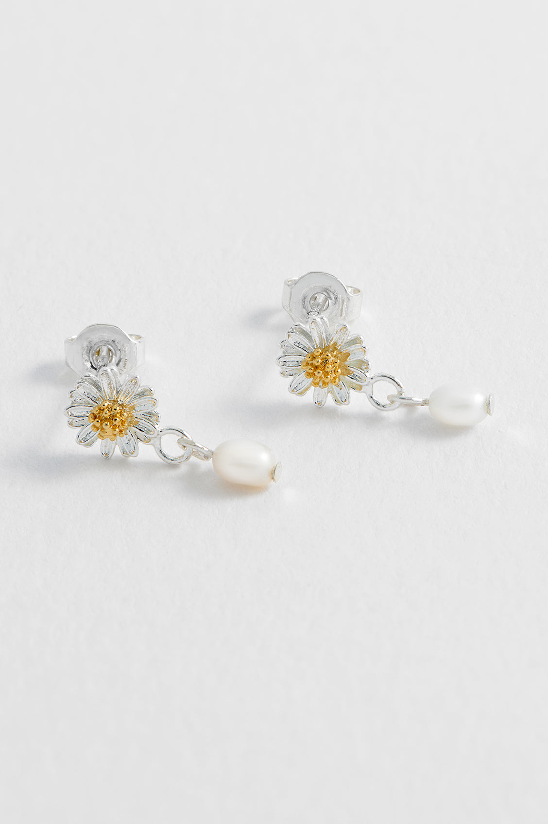 Wildflower Pearl Drop Studs