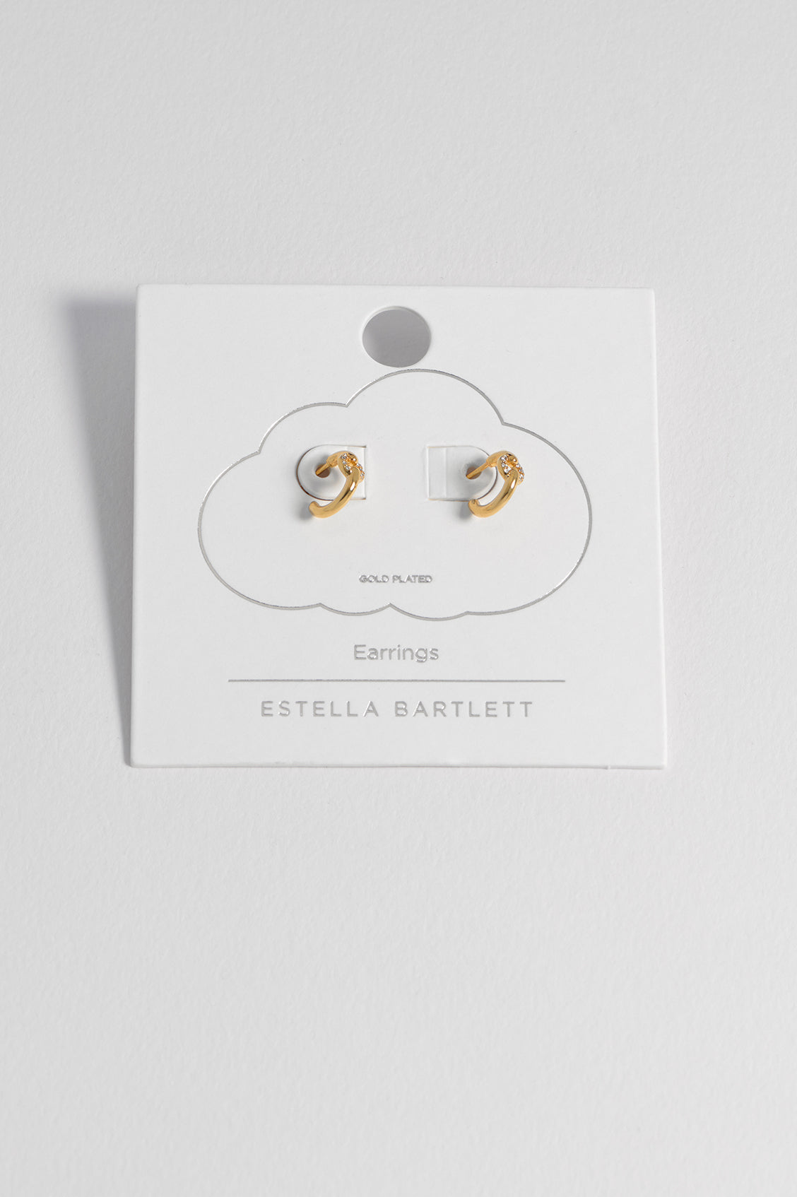 Pave Circle Hoop Earrings