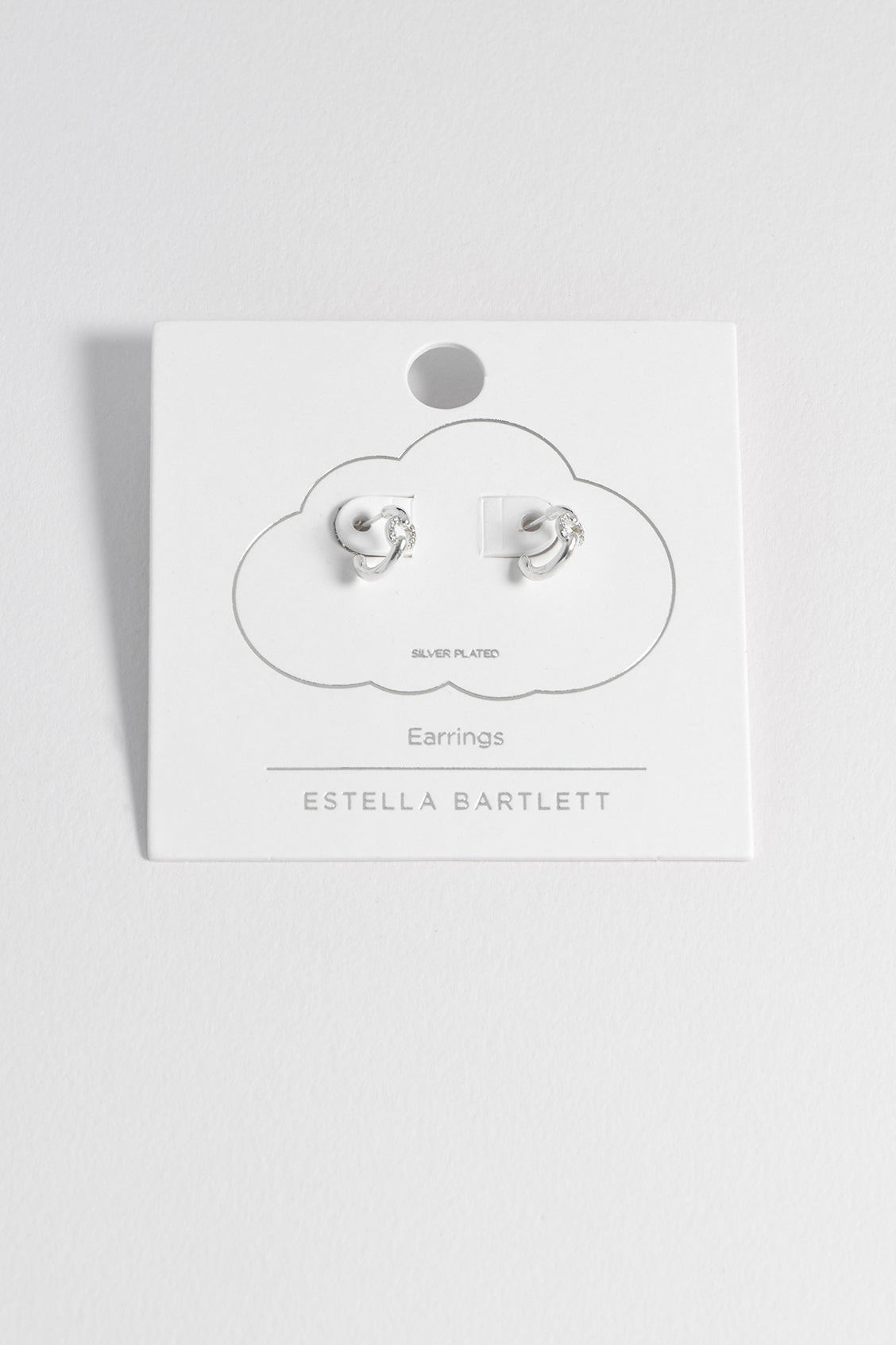 Pave Circle Hoop Earrings