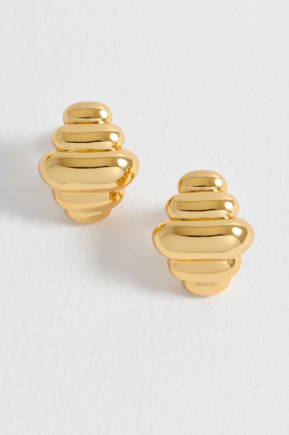 Graduating Sculptural Stud Earrings
