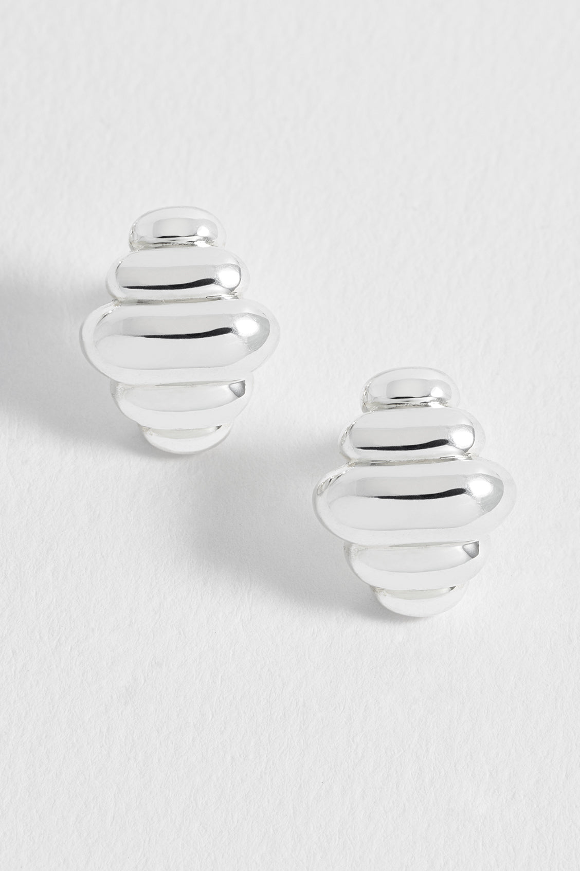 Graduating Sculptural Stud Earrings