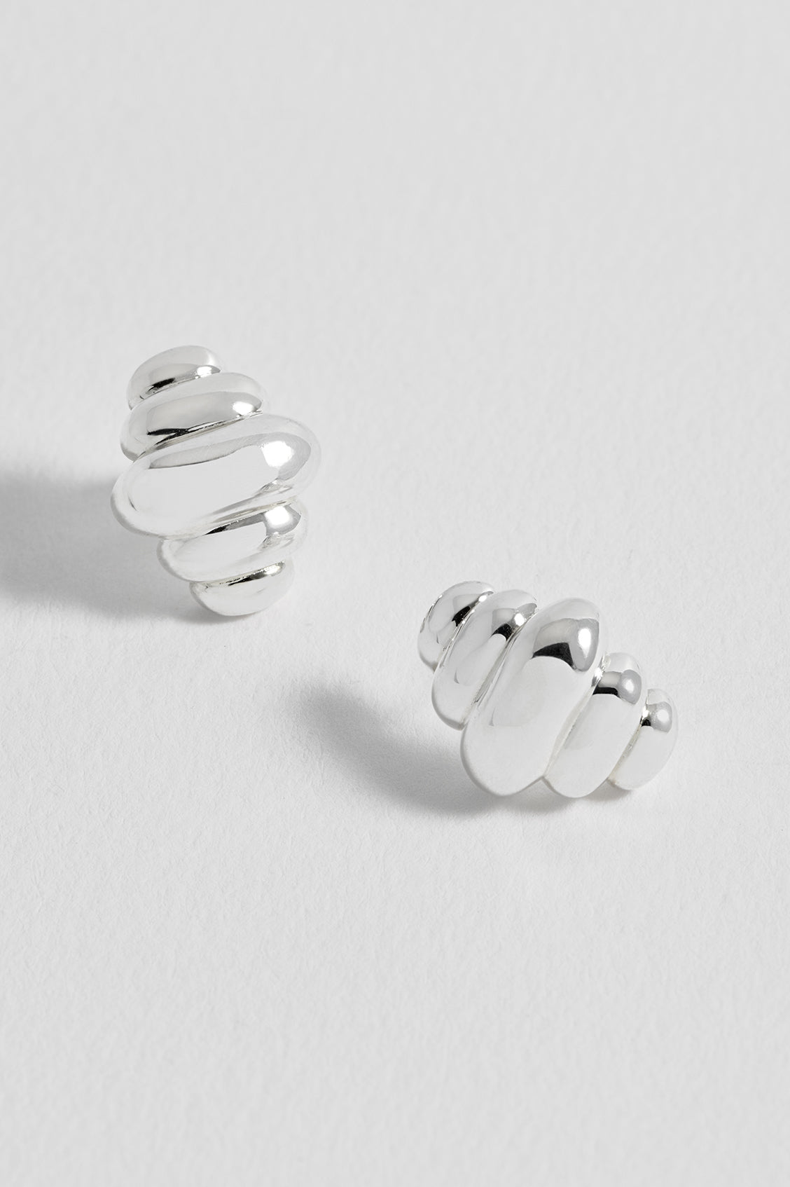 Graduating Sculptural Stud Earrings