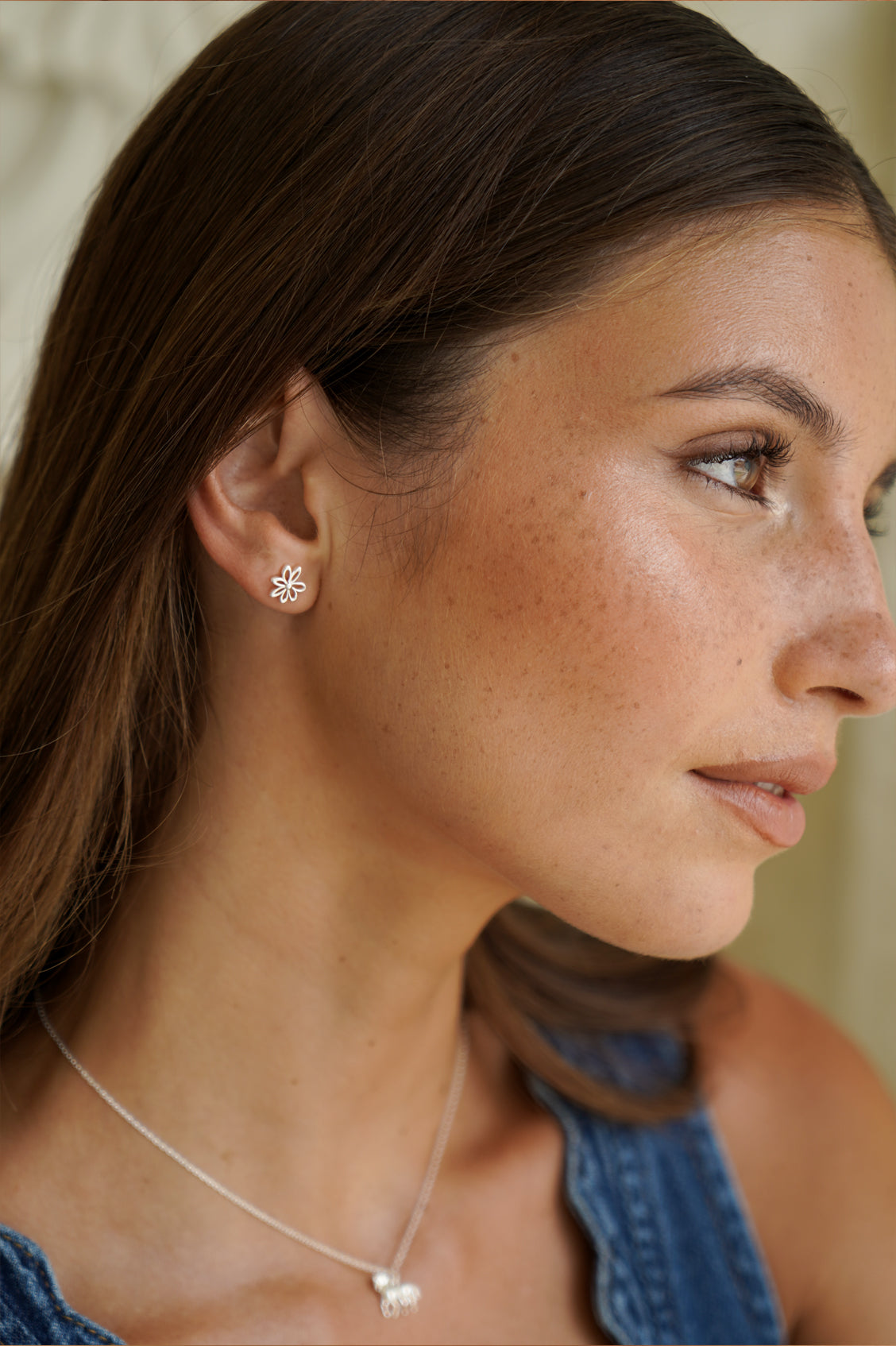 Doodle Flower Stud Earrings