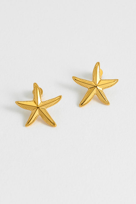 Oversized Starfish Stud Earrings