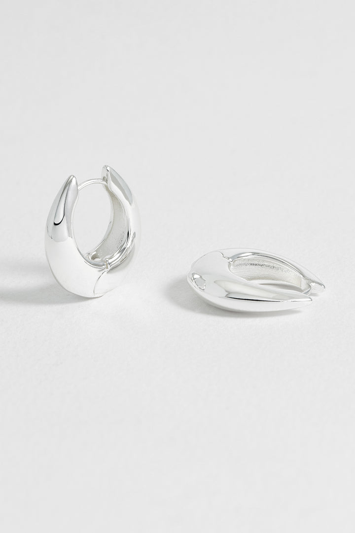 Oversized Teardrop Hoops