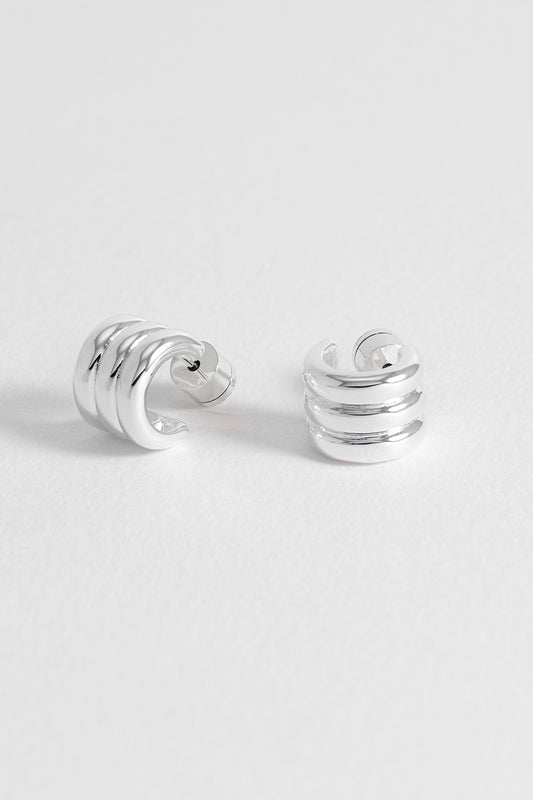Triple Cuff Hoop Earrings