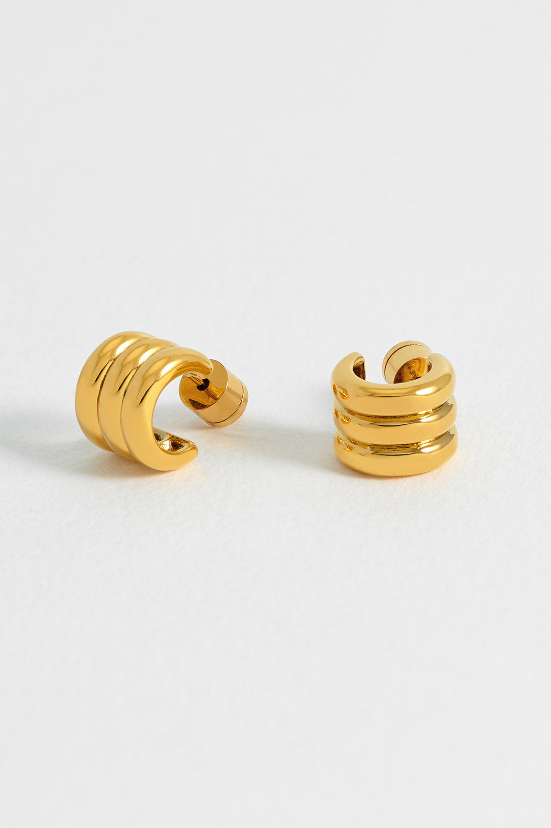 Triple Cuff Hoop Earrings