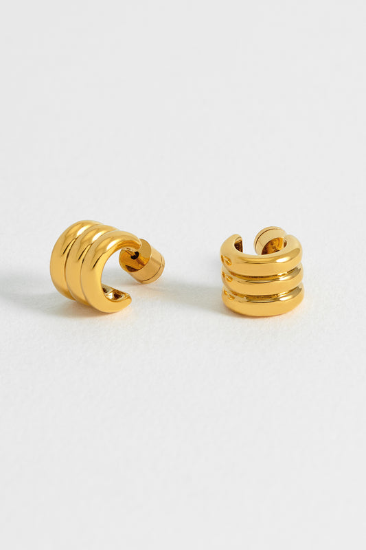 Triple Cuff Hoop Earrings