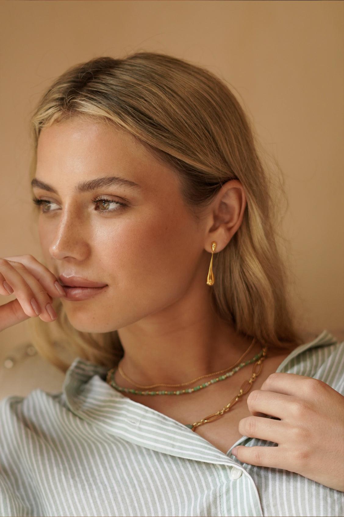 Teardrop Drop Earrings