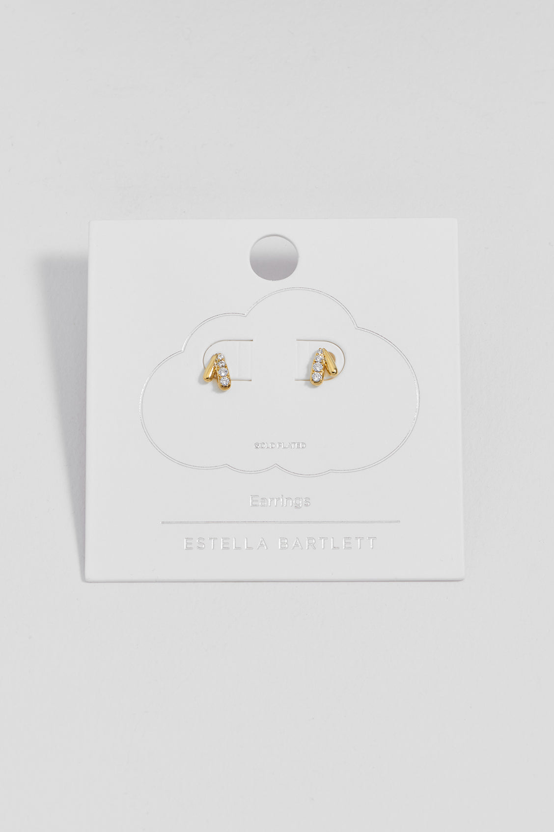 CZ Teardrop Studs