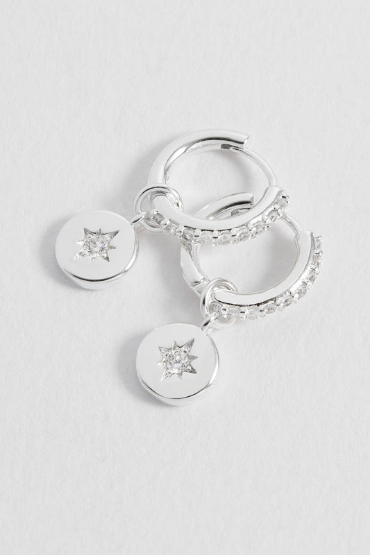 CZ North Star Coin Huggies