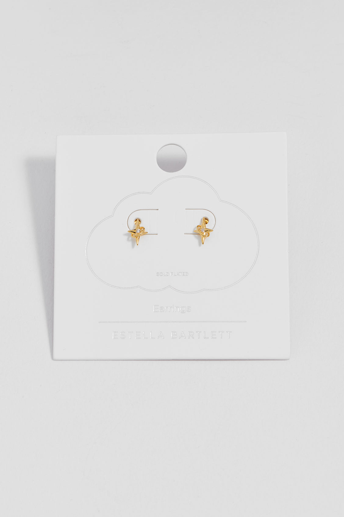 CZ North Star Earrings