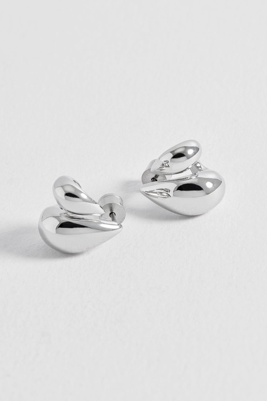 Double Teardrop Illusion Hoops