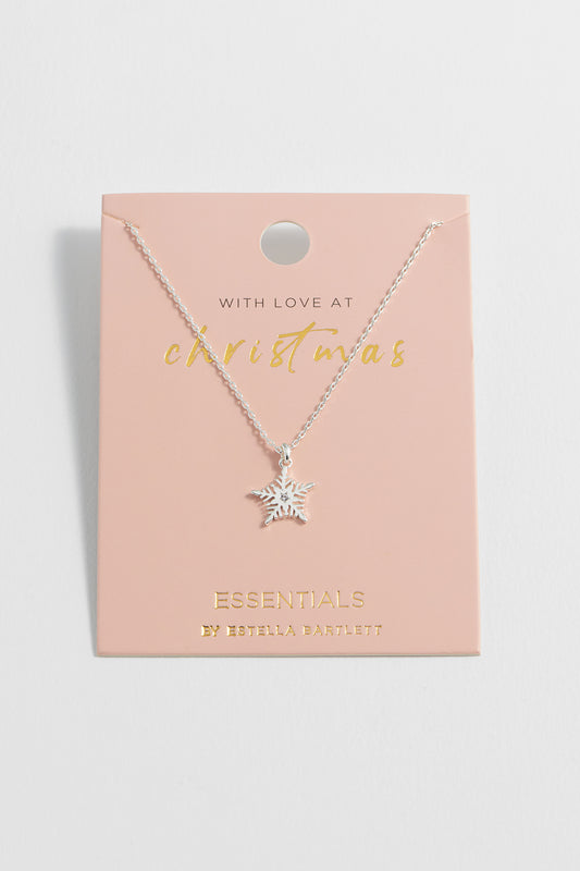 Snowflake Charm Necklace