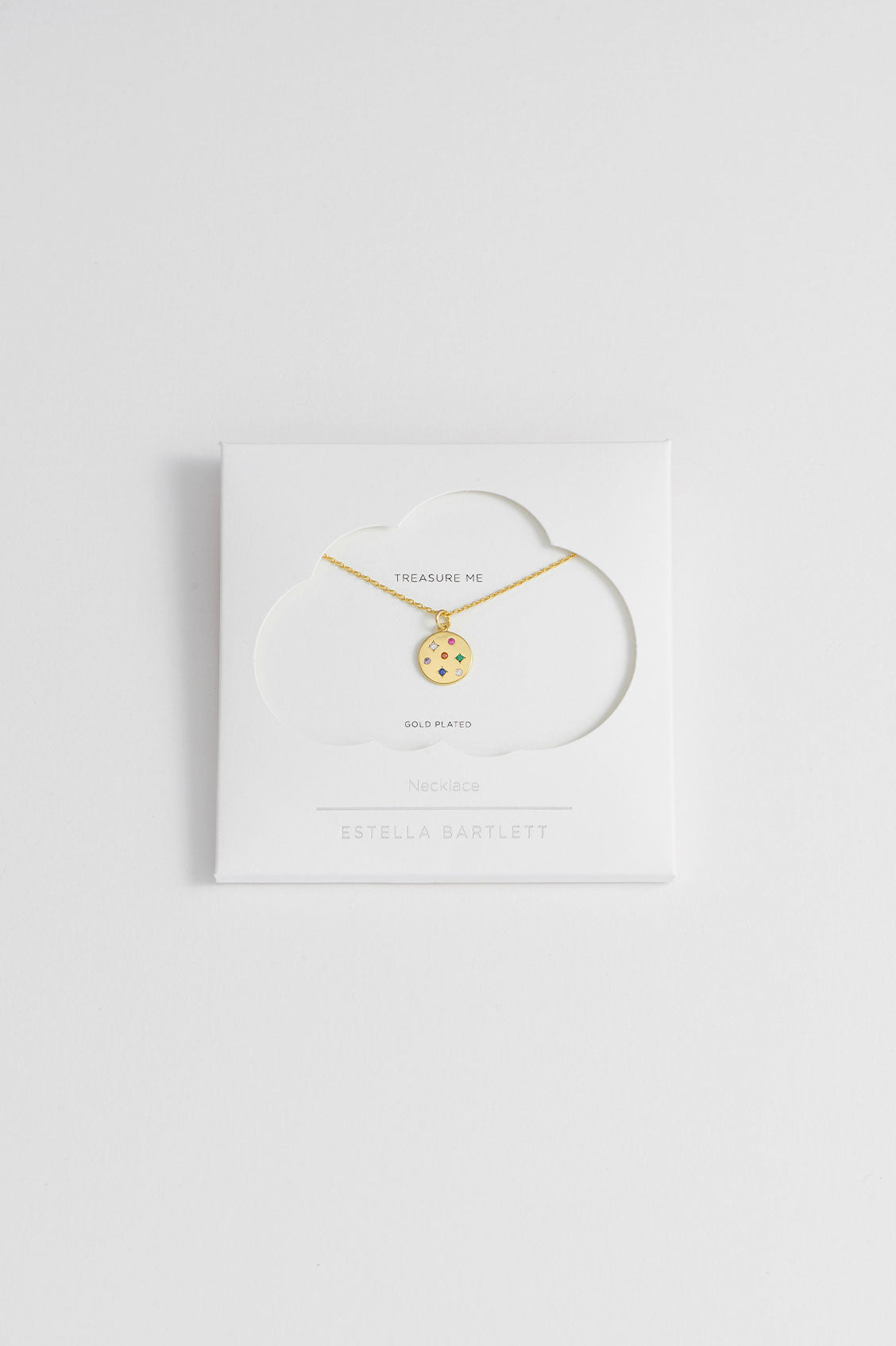 CZ Coin Necklace