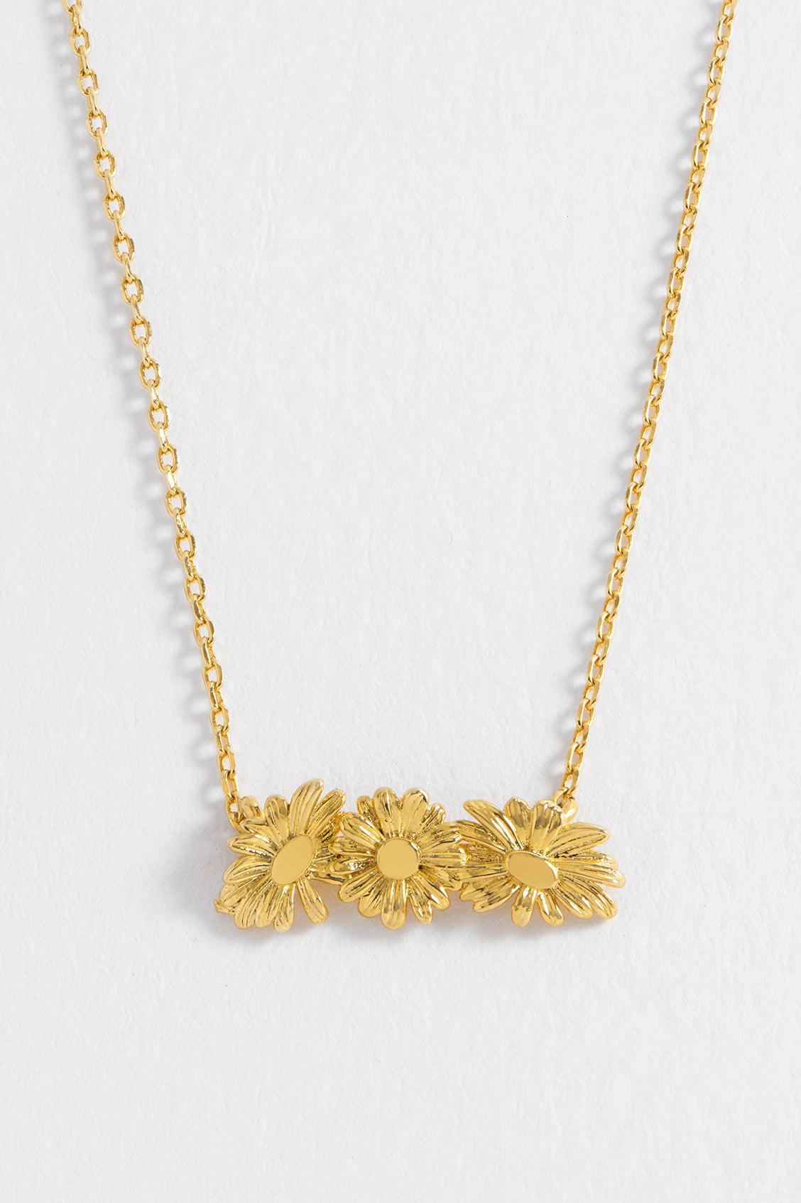 Trio Daisy Necklace