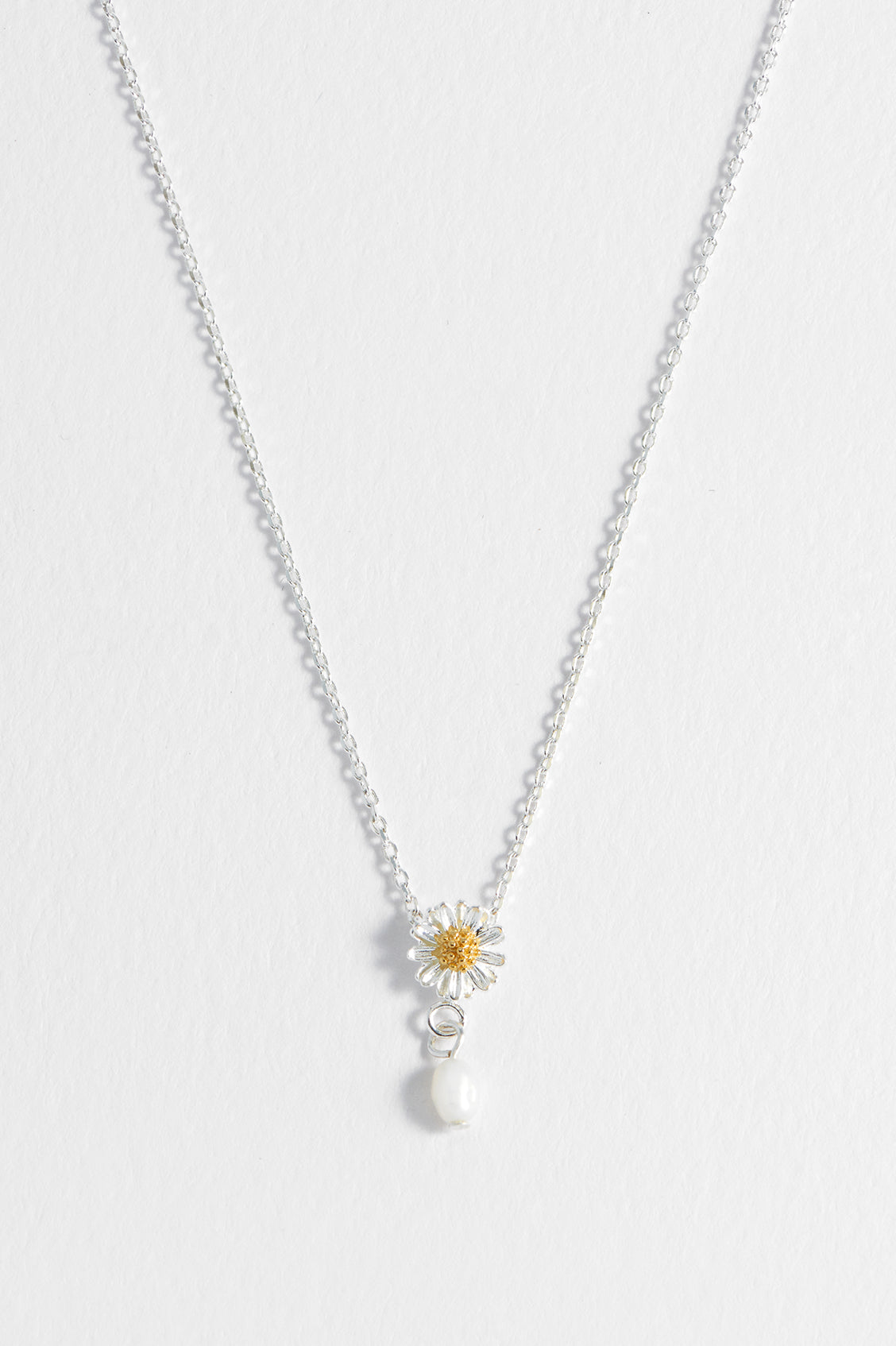 Wildflower Pearl Drop Necklace