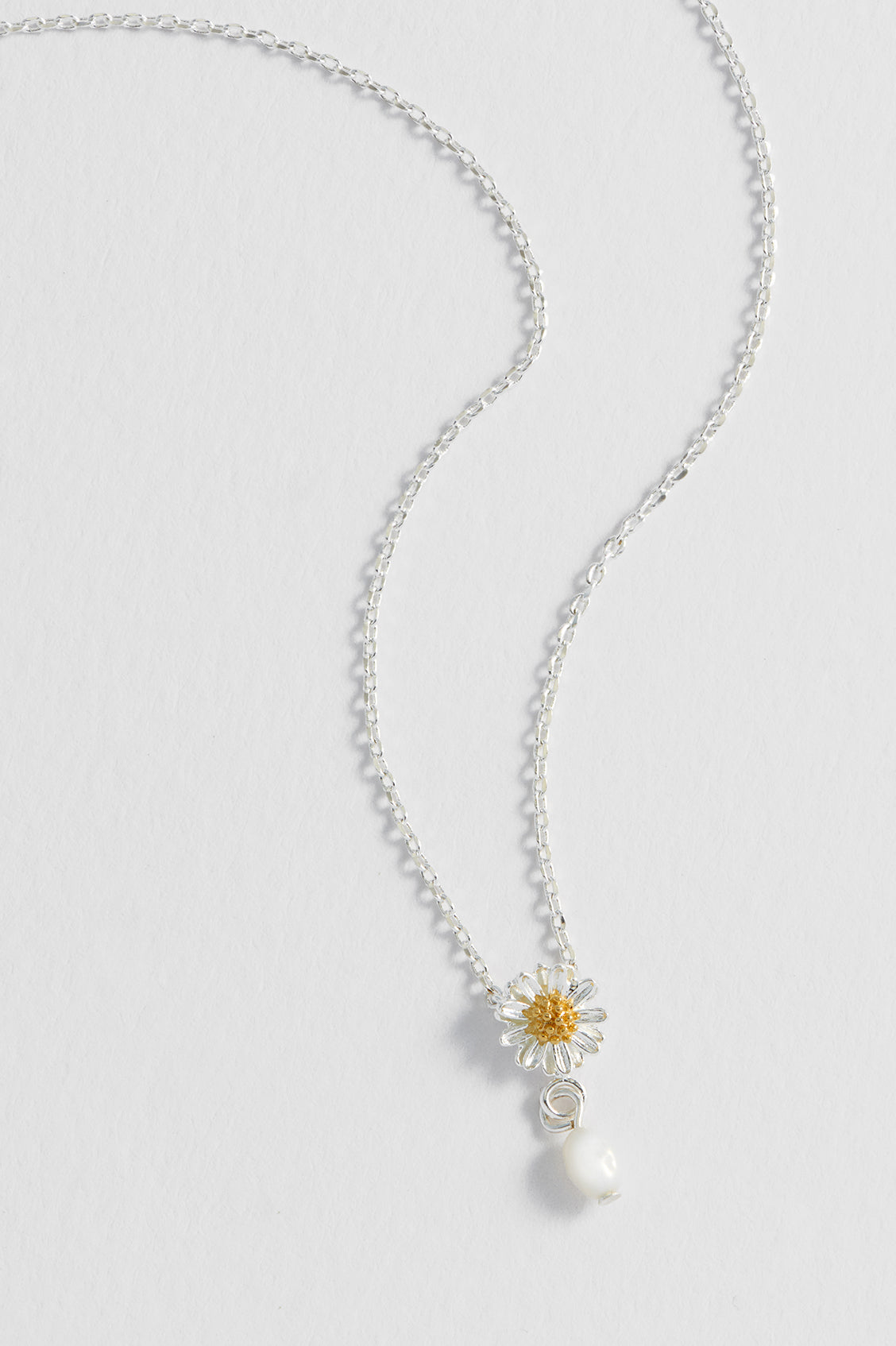 Wildflower Pearl Drop Necklace