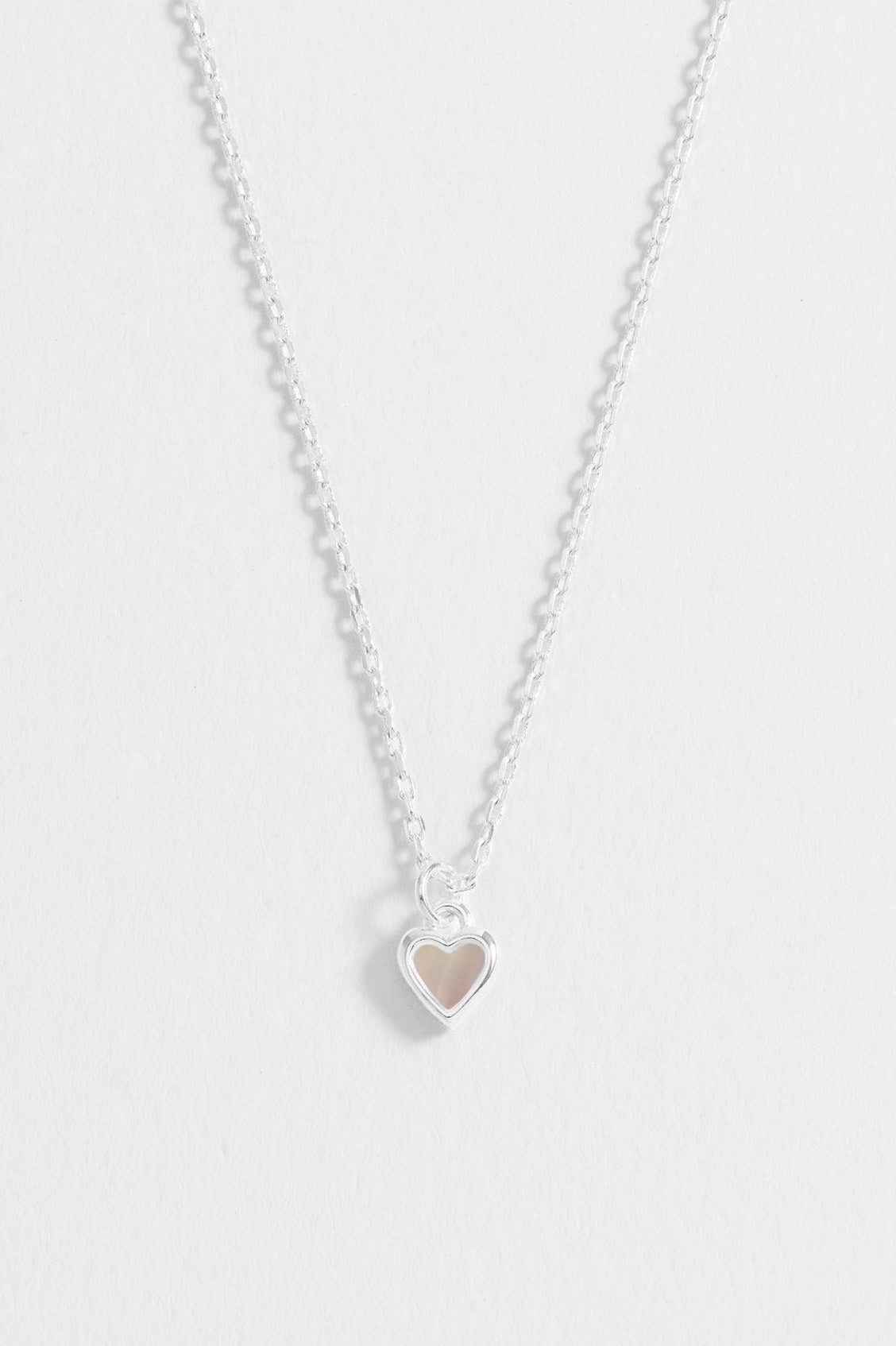 Pink Pearl Heart Necklace