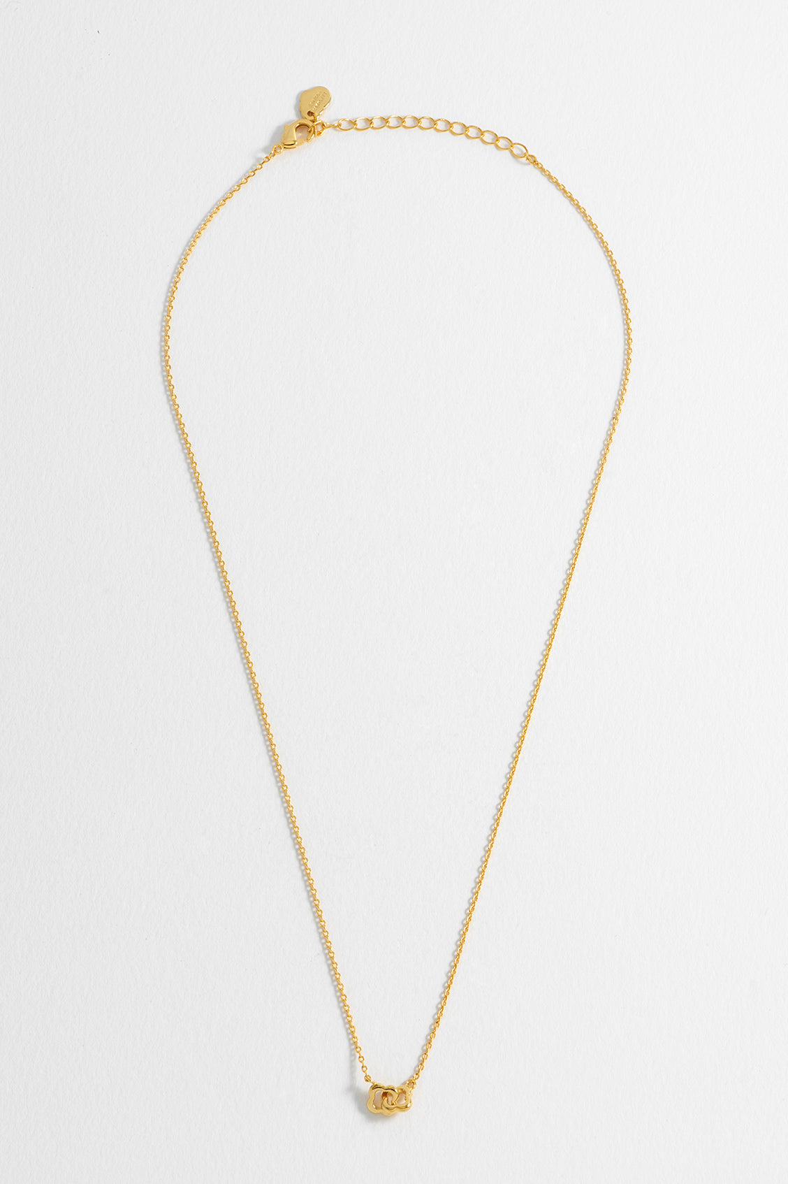 Double-Linked Flower Necklace