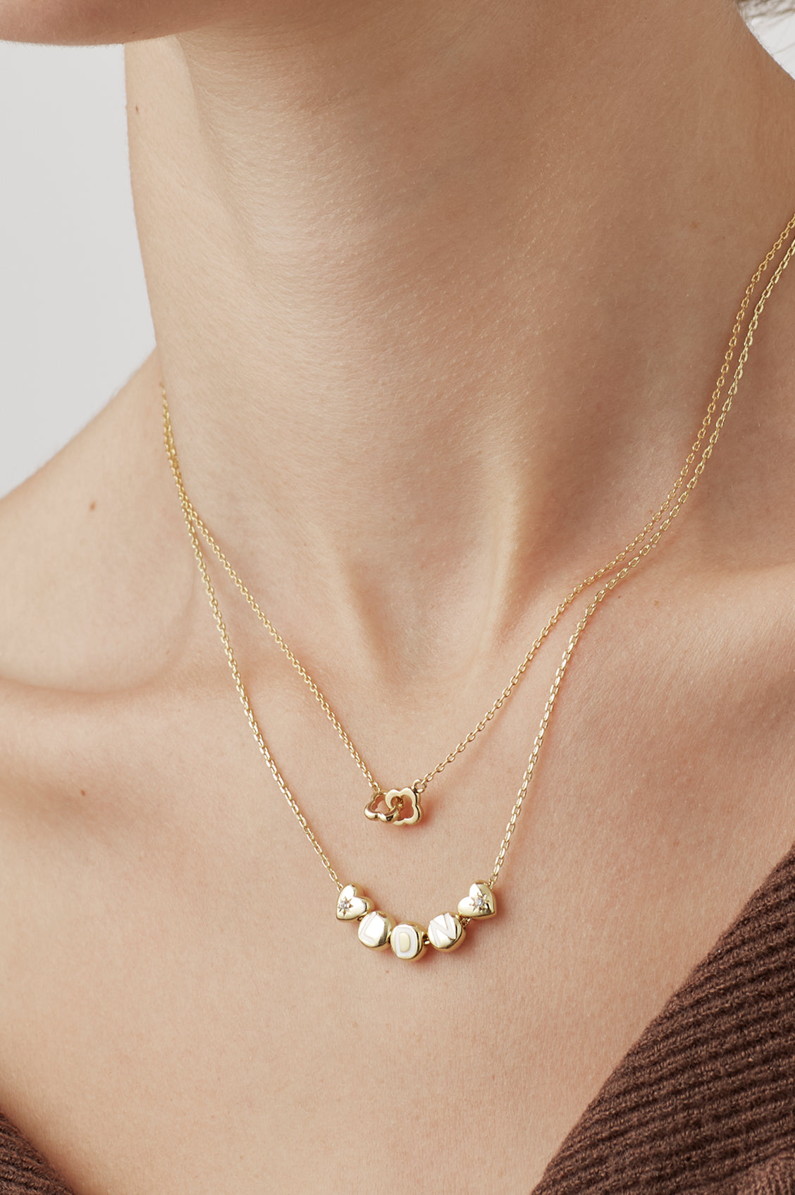 London Letter Bead Necklace