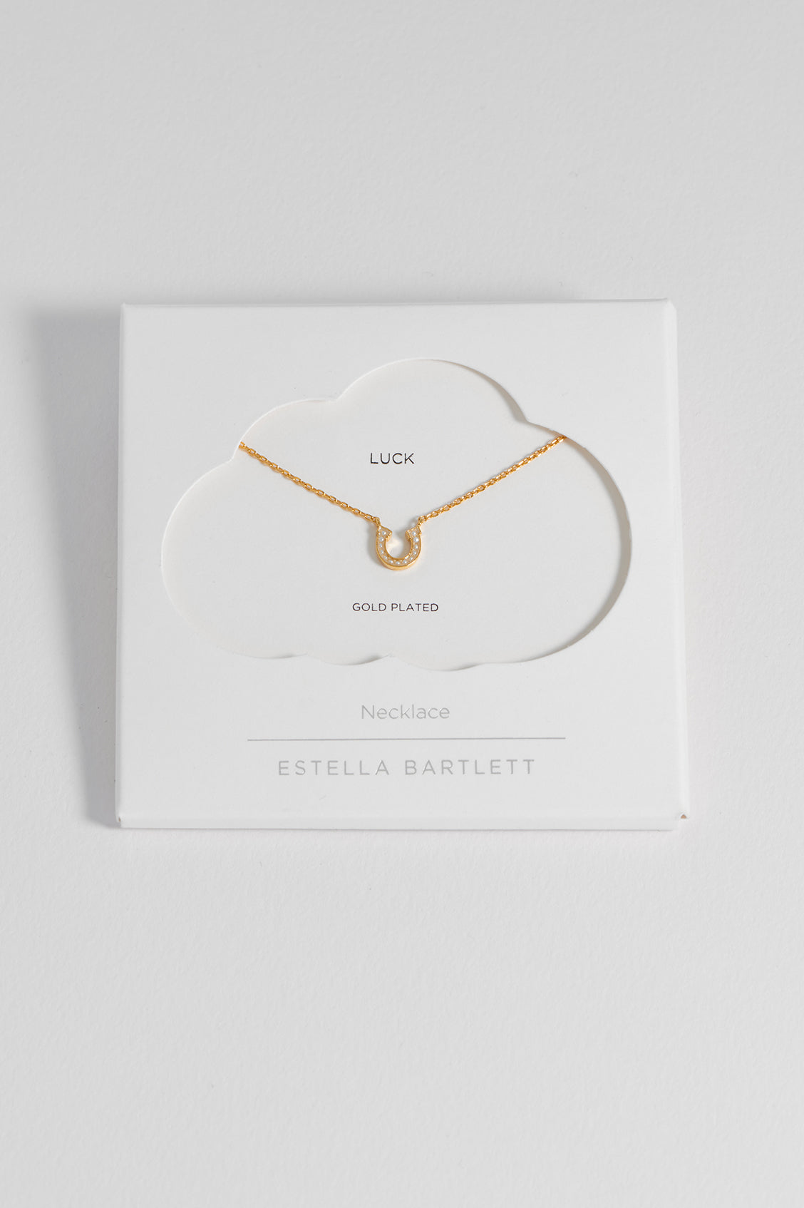 Pearl Horseshoe Necklace