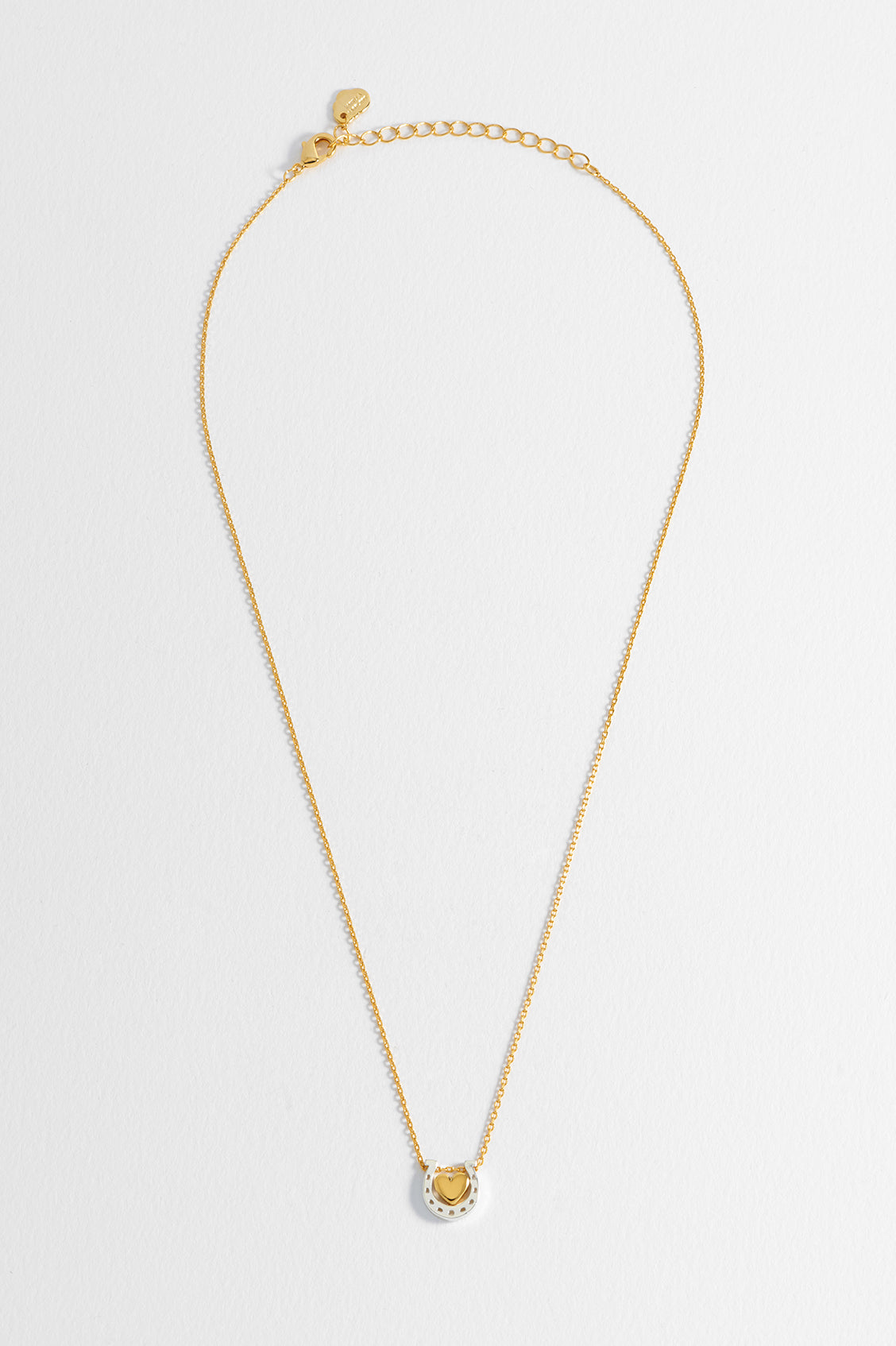 Heart and Horseshoe Necklace