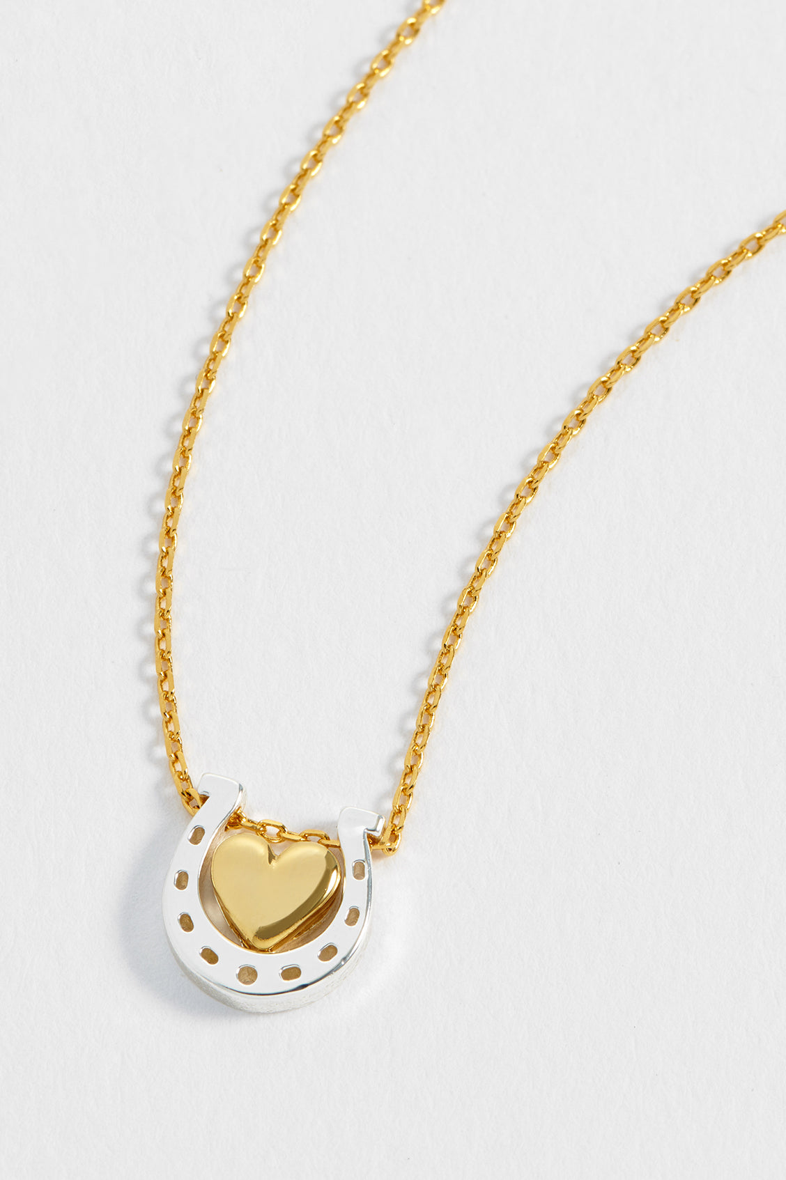 Heart and Horseshoe Necklace