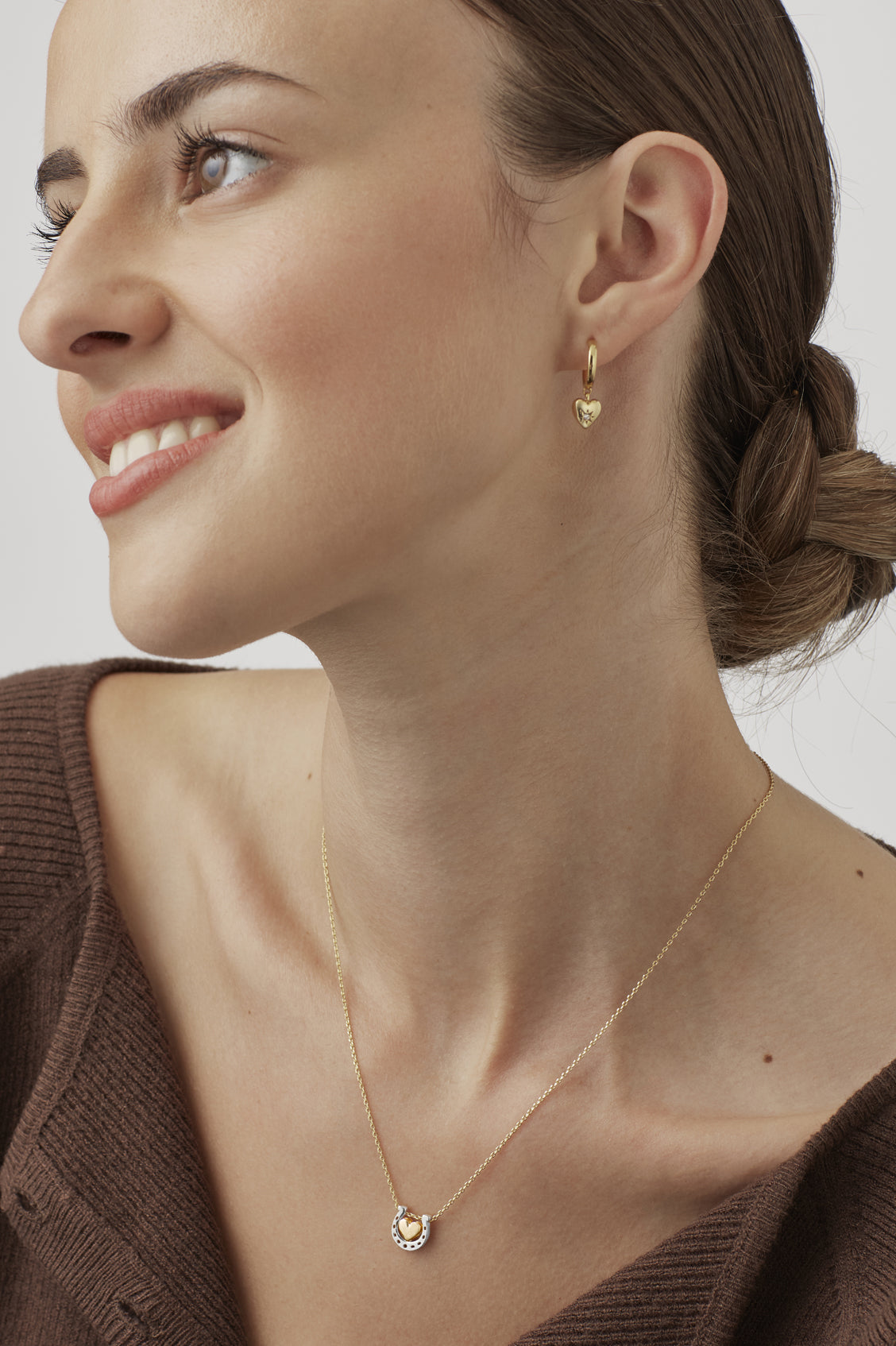 Heart and Horseshoe Necklace