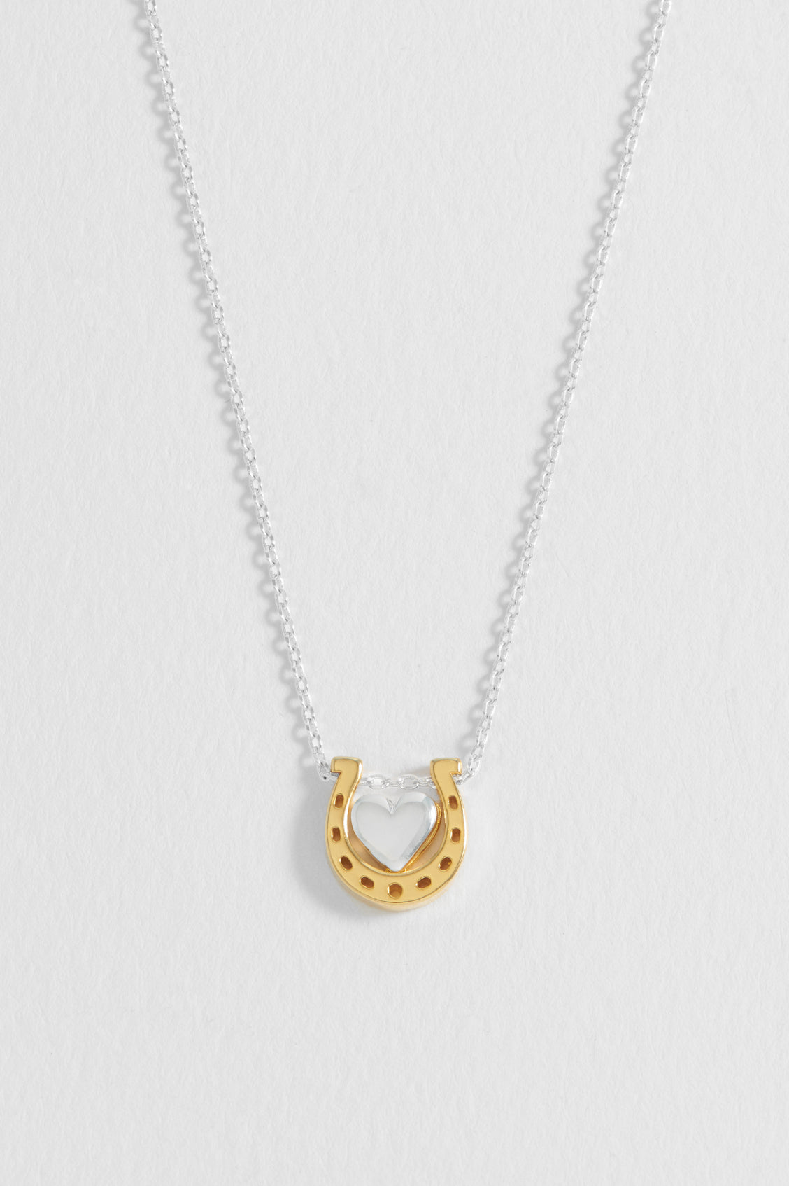 Heart and Horseshoe Necklace