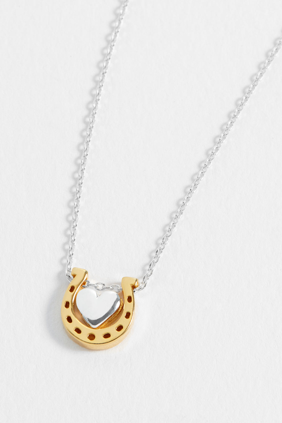 Heart and Horseshoe Necklace