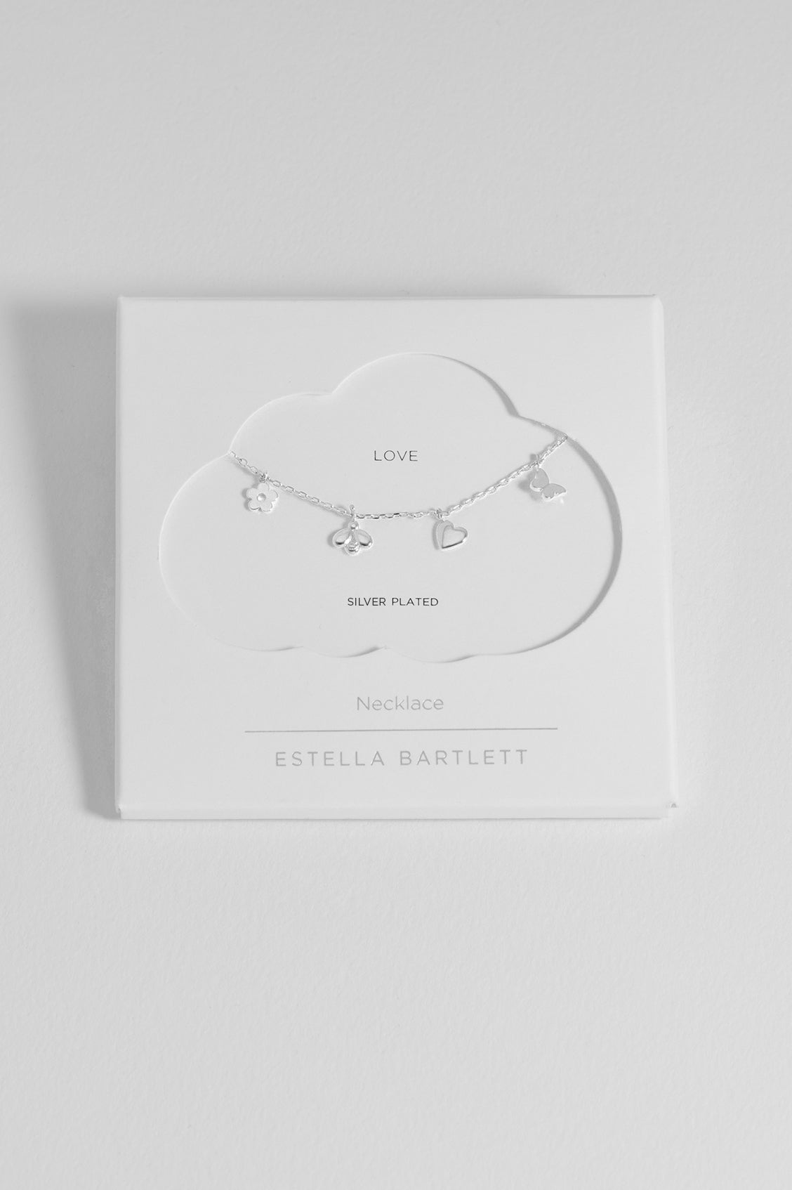 Bee and Butterfly Charm Necklace