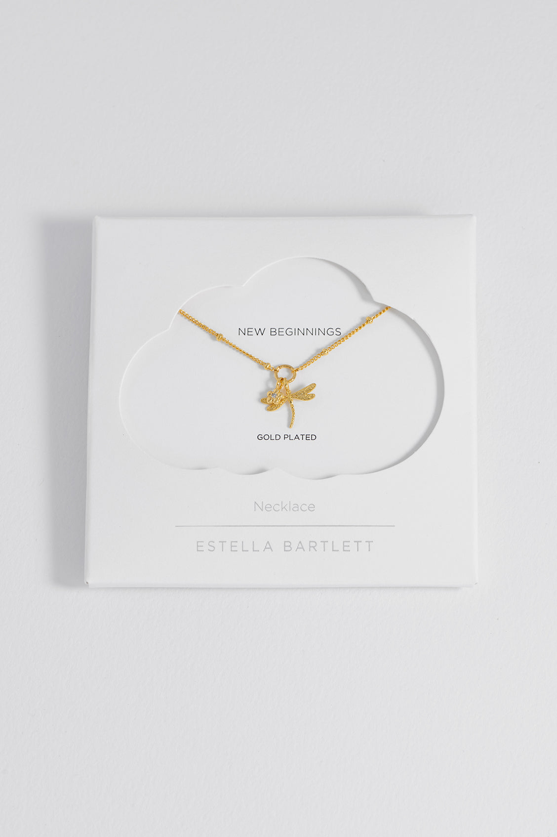 Flower and Dragonfly Necklace