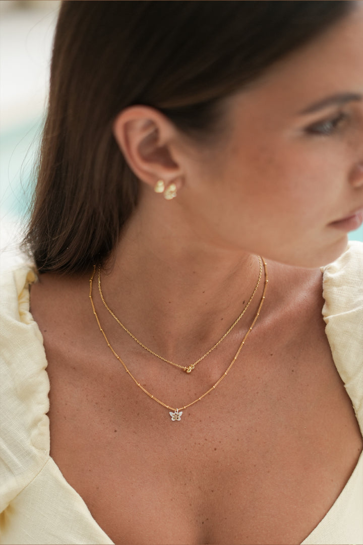 Mini Tiered Droplet Necklace