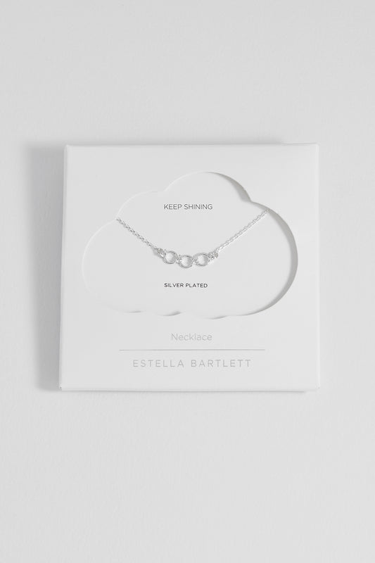 Triple Disc CZ Necklace