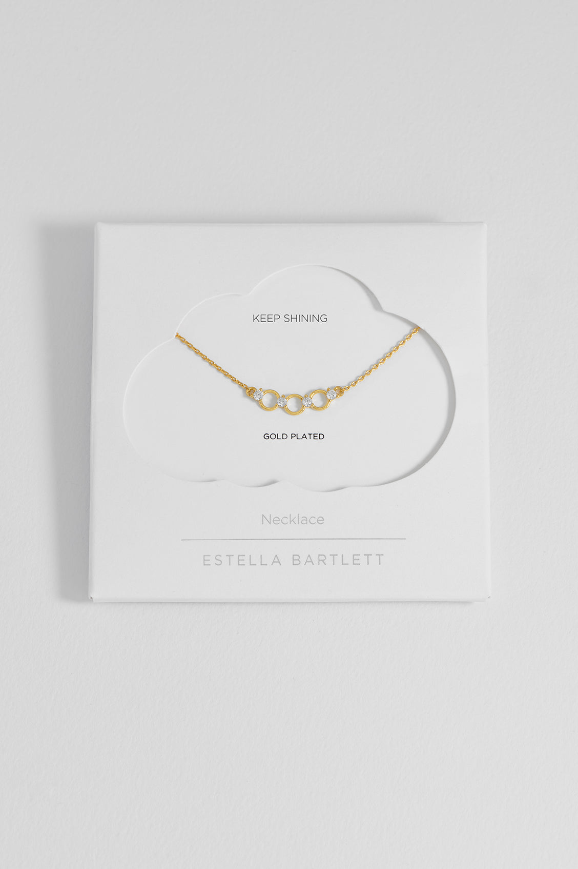 Triple Disc CZ Necklace