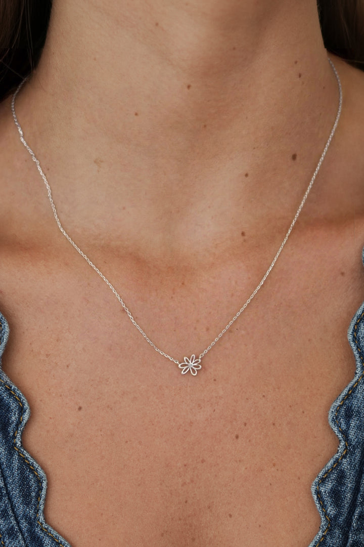 Doodle Flower Necklace