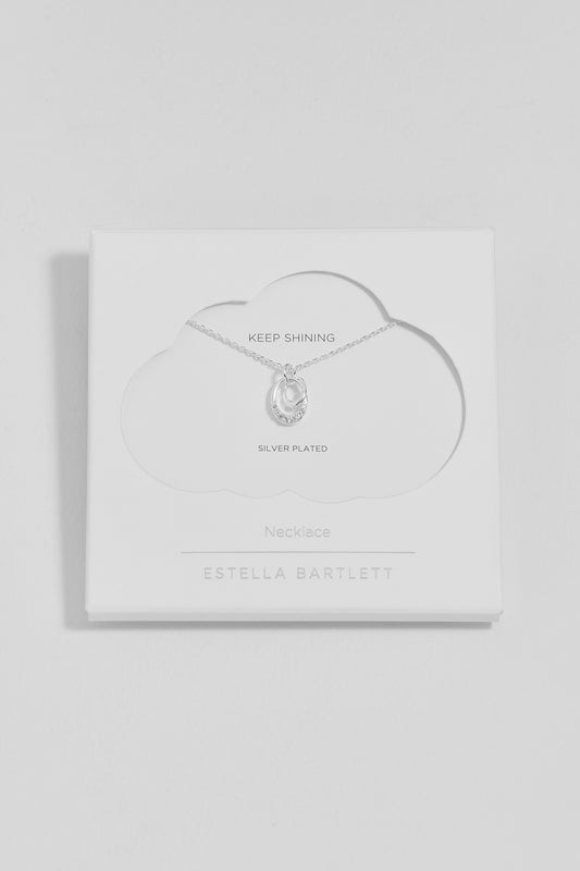 Interlinked CZ Ovals Necklace