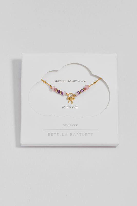 Bow Beaded Necklace
