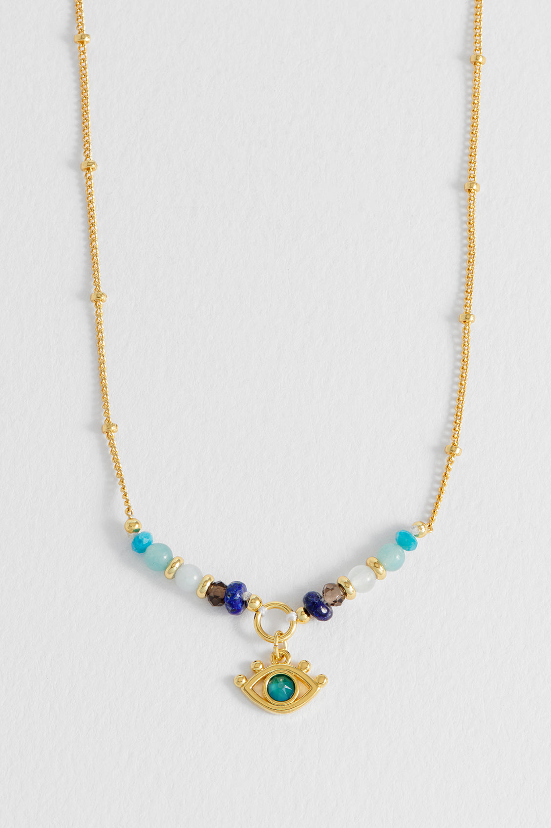 Evil Eye Beaded Necklace