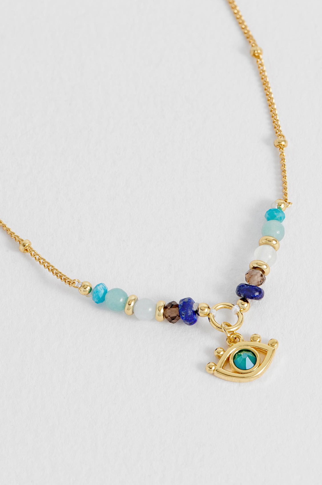Evil Eye Beaded Necklace