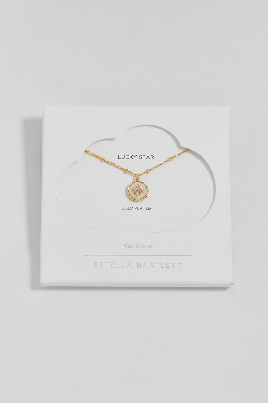 Lucky Star Mother-of-Pearl Coin Necklace