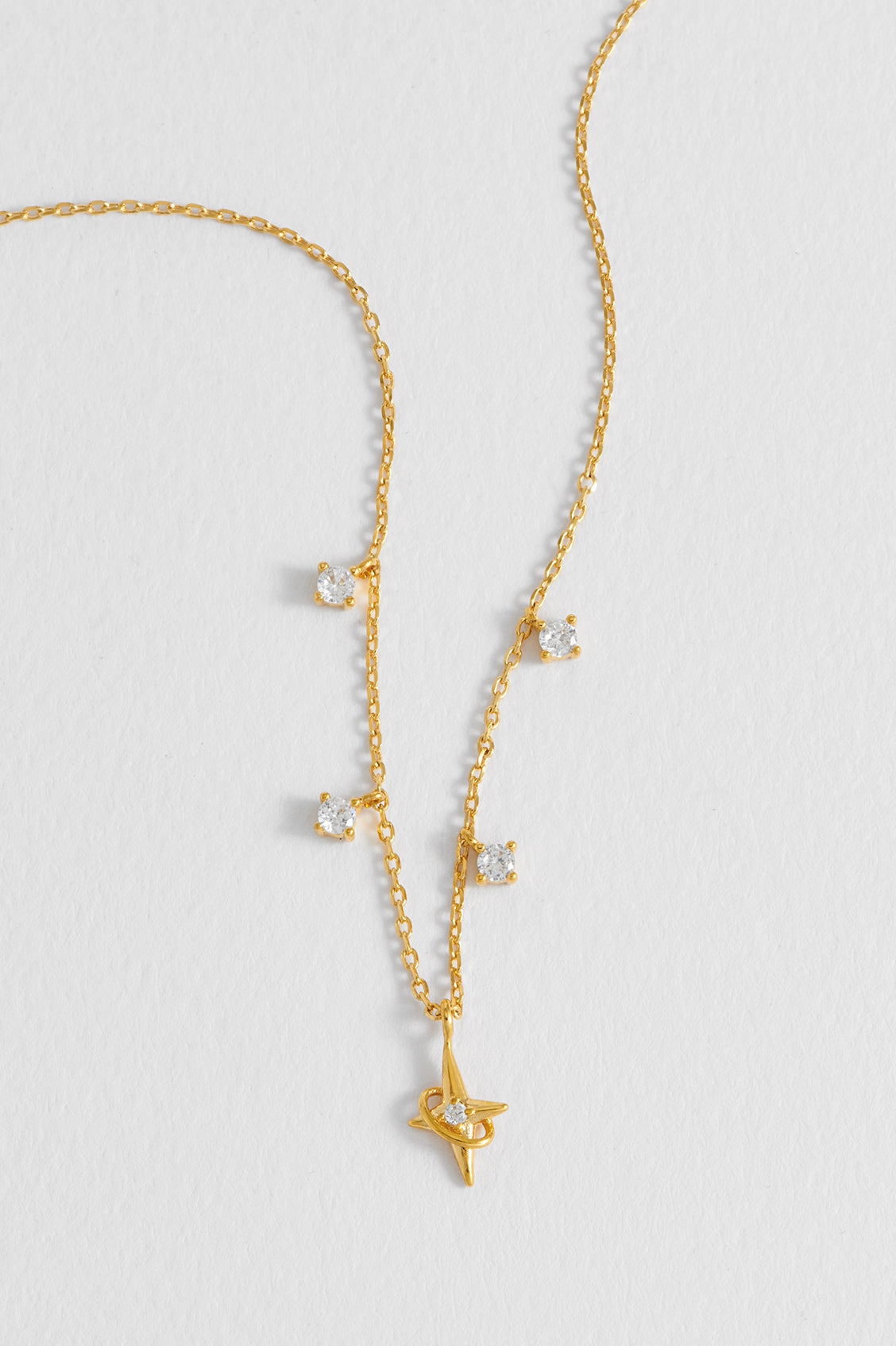 North Star Charm Necklace