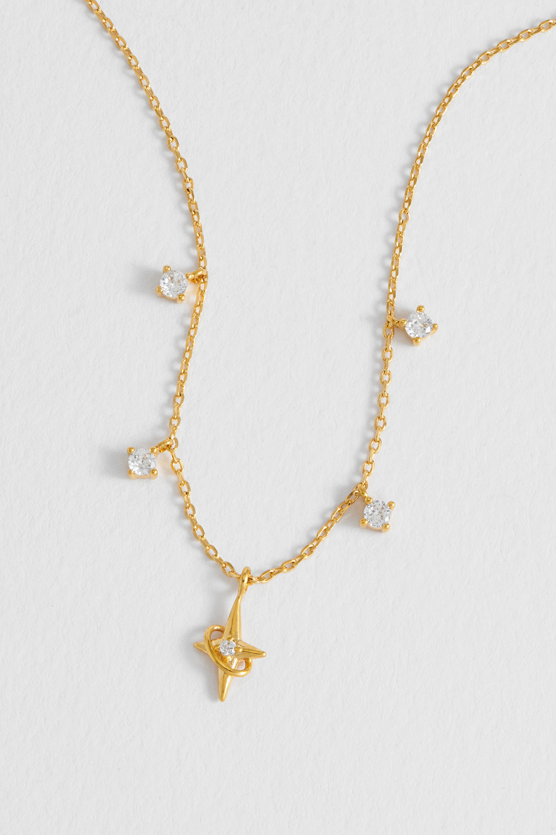 North Star Charm Necklace