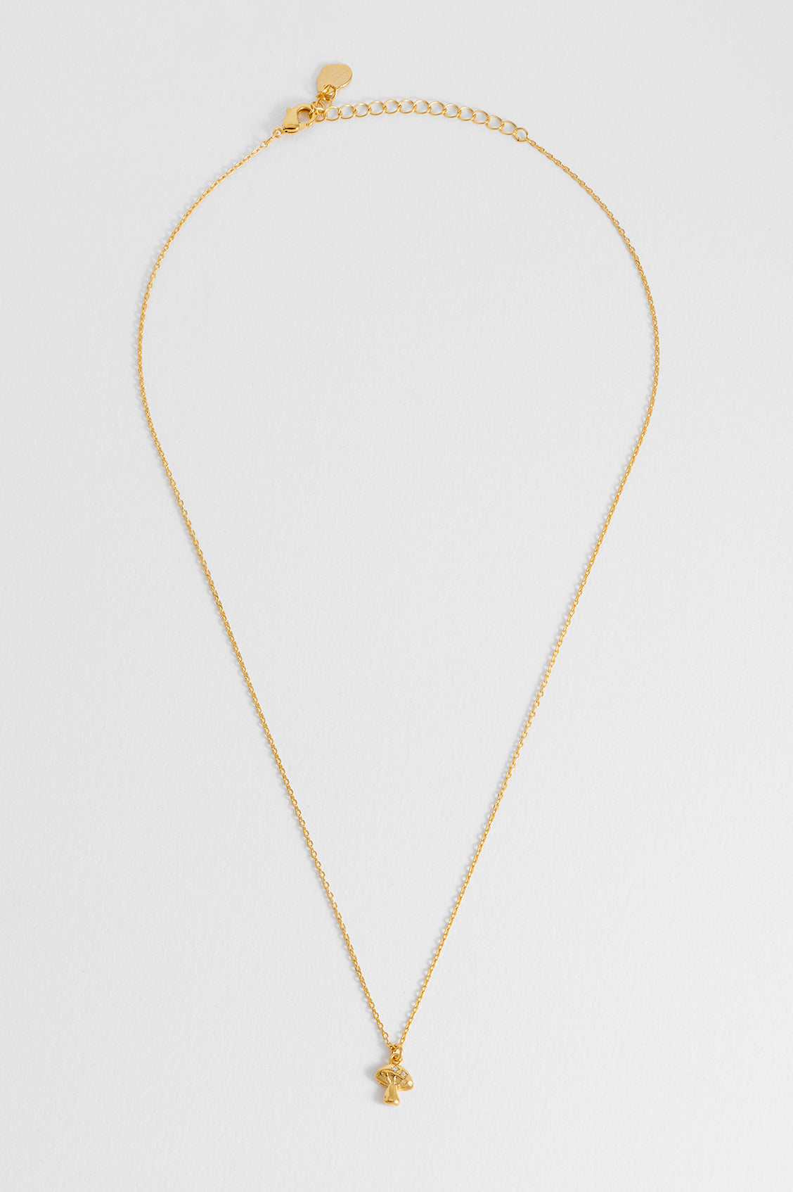 CZ Mushroom Necklace