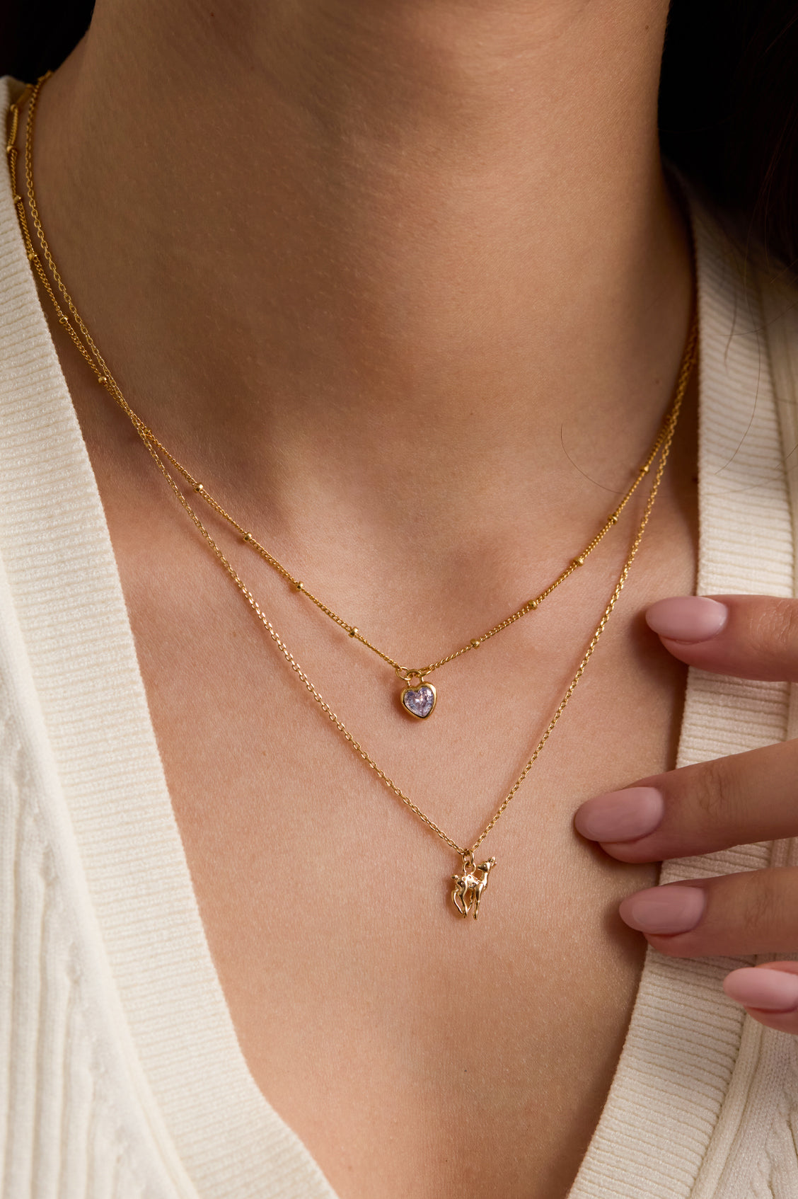 Bambi Deer Necklace