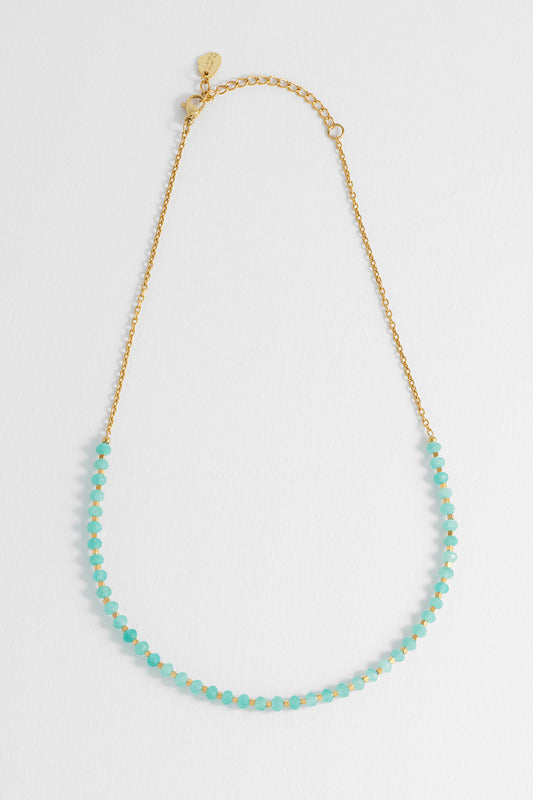Wellness Amazonite Amelia Gemstone Necklace