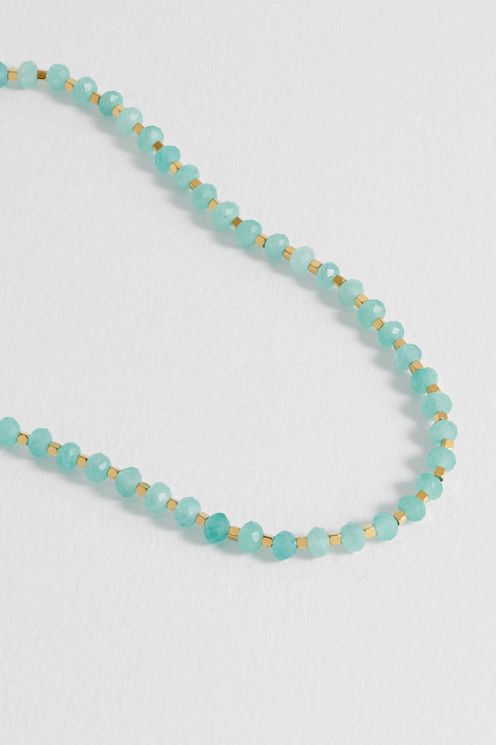 Wellness Amazonite Amelia Gemstone Necklace