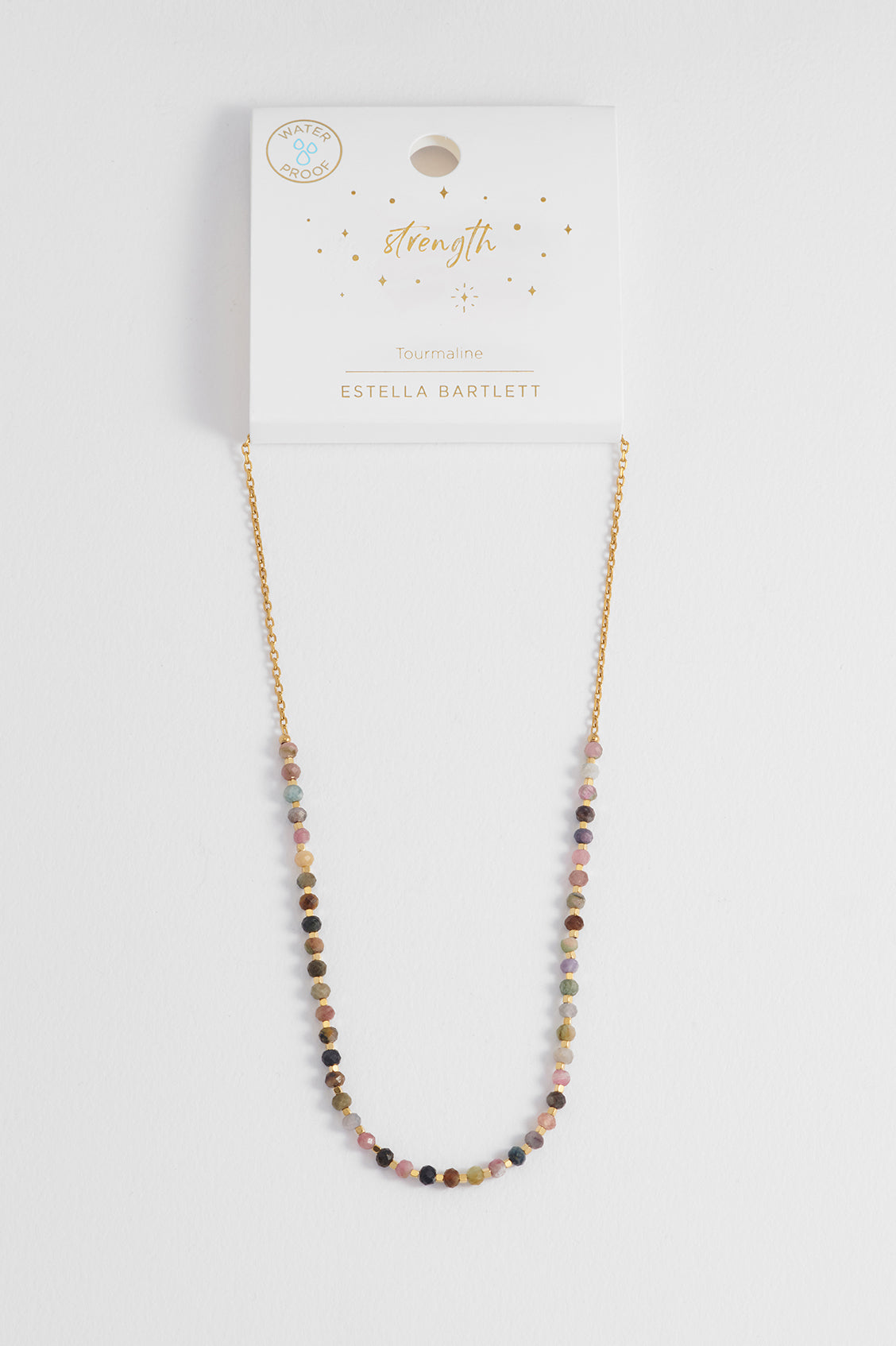 Wellness Tourmaline Amelia Gemstone Necklace